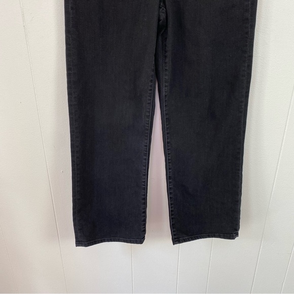 Madewell Slim Wide Leg Crop Jeans Women’s 26 Faded Black High Rise - Picture 4 of 16
